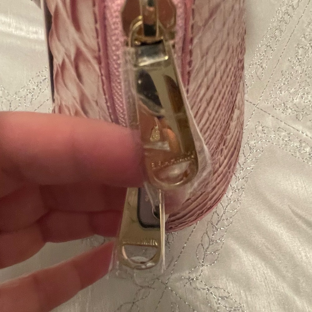 Brahmin Georgina Pink Icing Melbourne Leather purse crossbody bag NWT - Picture 6 of 9